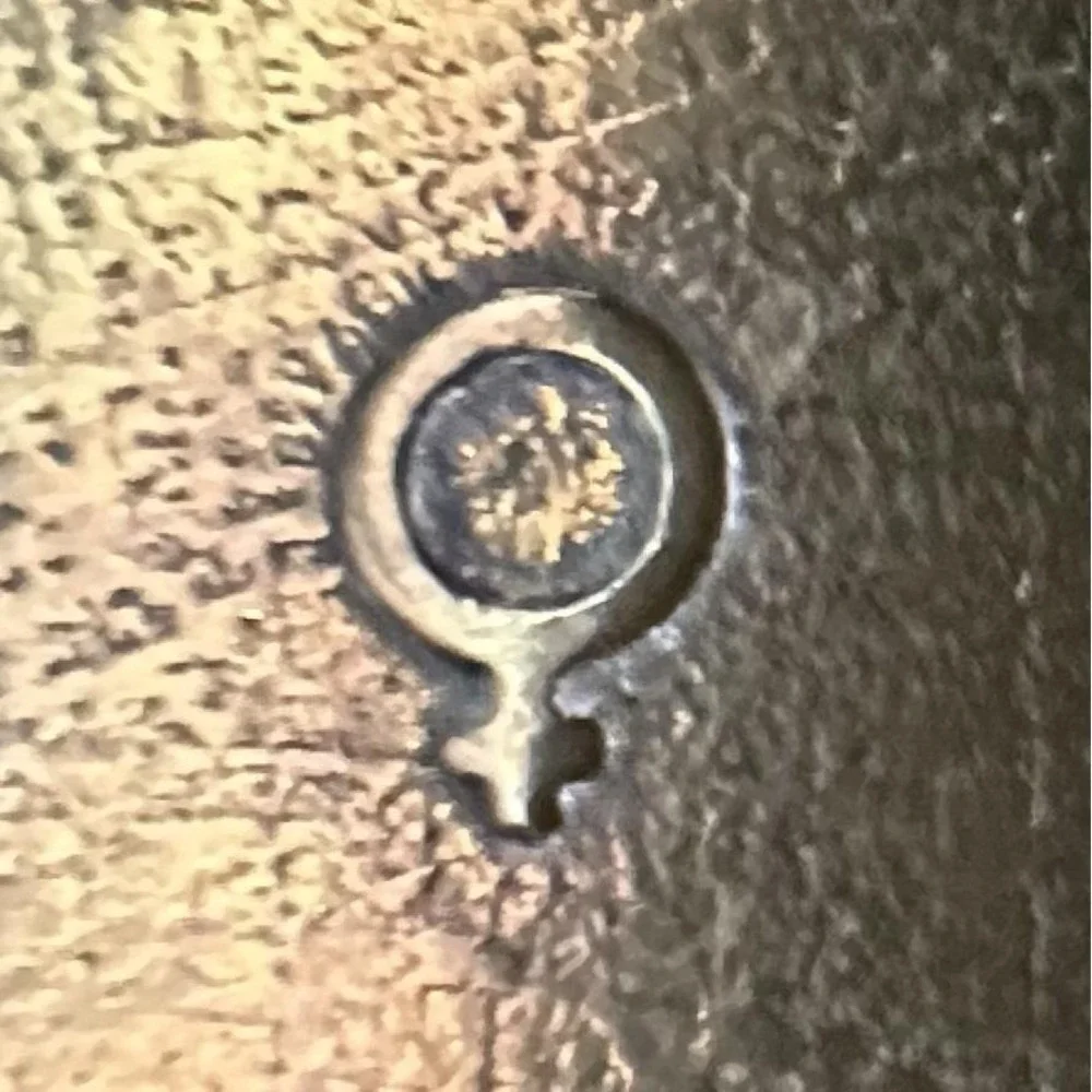 Freemasonry Brass Trowel Shot Glass Serving Tray Vintage Late 1800s to Mid 1900s